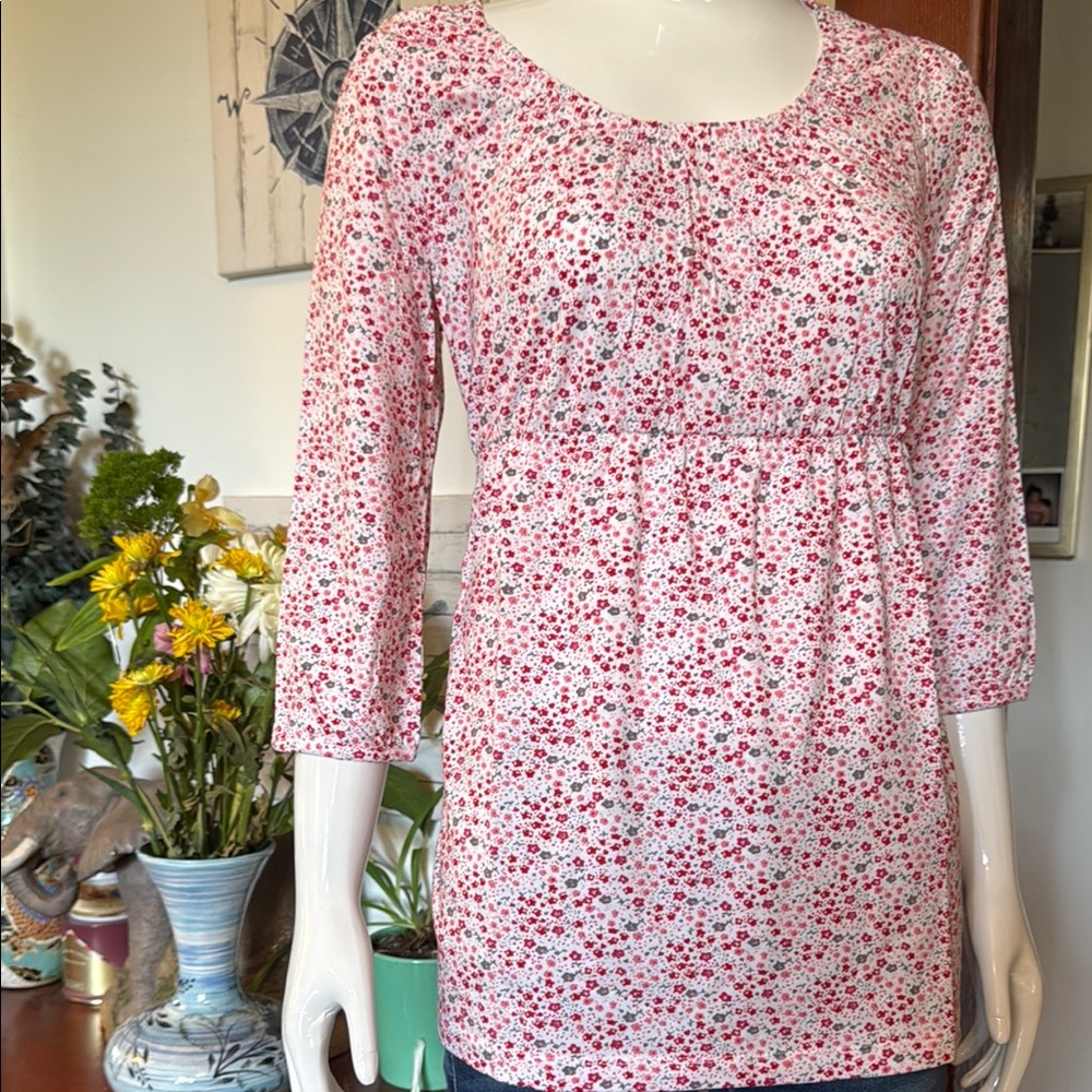 NWT Style&Co size small Floral Pink Women's Top